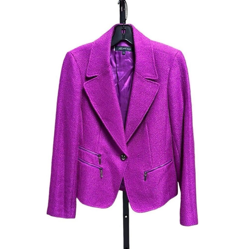 AK Anne Klein Women’s Pink Blazer Size 6